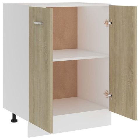 vidaXL Bottom Cabinet Lyon Sonoma Oak 60x46x81.5 cm Engineered Wood