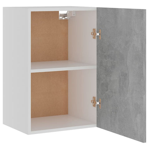 vidaXL Hanging Cabinet Lyon Concrete Grey 39.5x31x60 cm Engineered Wood