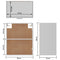 vidaXL Hanging Cabinet Lyon White 50x31x60 cm Engineered Wood