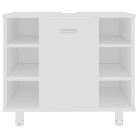 vidaXL Bathroom Cabinet White 60x32x53.5 cm Engineered Wood