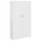 vidaXL Book Cabinet White 82.5x30.5x150 cm Engineered Wood