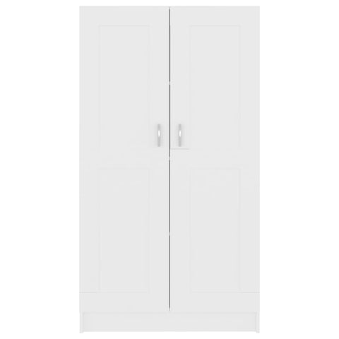 vidaXL Book Cabinet White 82.5x30.5x150 cm Engineered Wood
