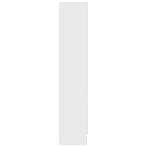 vidaXL Book Cabinet White 82.5x30.5x150 cm Engineered Wood