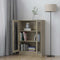 vidaXL Vitrine Cabinet Sonoma Oak 82.5x30.5x115 cm Engineered Wood