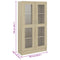 vidaXL Vitrine Cabinet Sonoma Oak 82.5x30.5x150 cm Engineered Wood