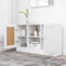 vidaXL Sideboard White 120x30.5x70 cm Engineered Wood