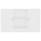 vidaXL Sideboard White 120x30.5x70 cm Engineered Wood