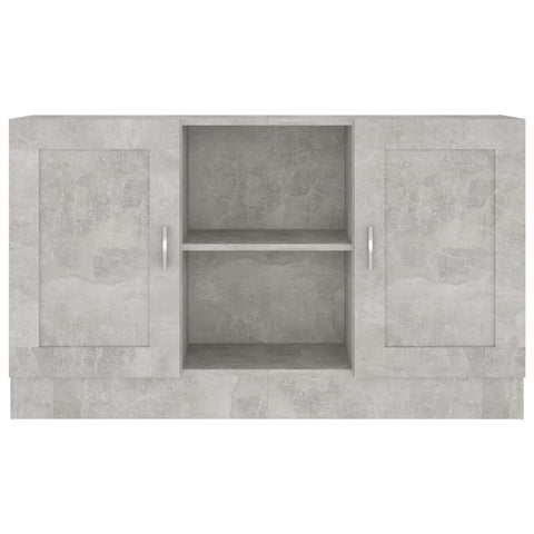 vidaXL Sideboard Concrete Grey 120x30.5x70 cm Engineered Wood
