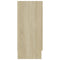 vidaXL Vitrine Cabinet Sonoma Oak 120x30.5x70 cm Engineered Wood
