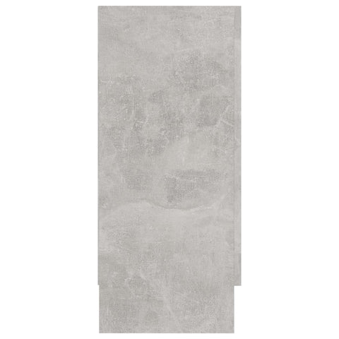 vidaXL Vitrine Cabinet Concrete Grey 120x30.5x70 cm Engineered Wood