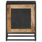 vidaXL Bedside Cabinet 40x30x50 cm Rough Mango Wood
