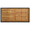 vidaXL Bar Table with Storage Rack Black 120x60x110 cm Poly Rattan