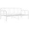 vidaXL Sofa Bed Frame without Mattress White Metal 90x200 cm