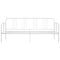 vidaXL Sofa Bed Frame without Mattress White Metal 90x200 cm