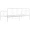 vidaXL Sofa Bed Frame without Mattress White Metal 90x200 cm