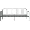 vidaXL Sofa Bed Frame without Mattress Grey Metal 90x200 cm