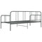 vidaXL Sofa Bed Frame without Mattress Grey Metal 90x200 cm