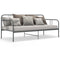vidaXL Sofa Bed Frame without Mattress Grey Metal 90x200 cm