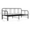 vidaXL Pull-out Sofa Bed Frame without Mattress Black Metal 90x200 cm