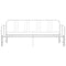 vidaXL Pull-out Sofa Bed Frame without Mattress White Metal 90x200 cm