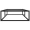 vidaXL Bed Frame without Mattress Black Metal 90x200 cm