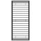 vidaXL Bed Frame without Mattress Black Metal 90x200 cm