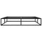 vidaXL Bed Frame without Mattress Black Metal 180x200 cm Super King