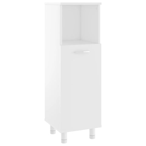 vidaXL 4 Piece Bathroom Furniture Set White Engineered Wood
