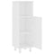 vidaXL 4 Piece Bathroom Furniture Set White Engineered Wood