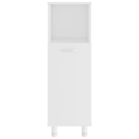vidaXL 4 Piece Bathroom Furniture Set White Engineered Wood