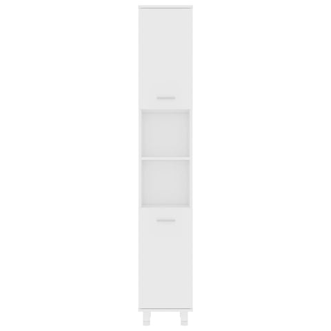 vidaXL 4 Piece Bathroom Furniture Set White Engineered Wood