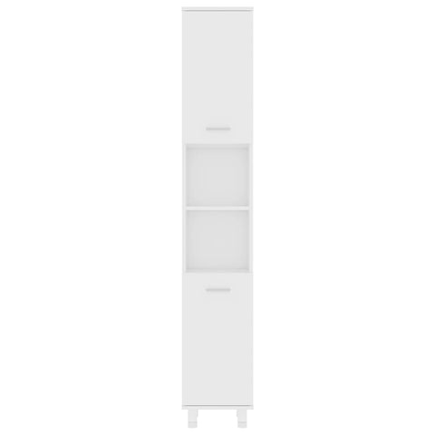 vidaXL 3 Piece Bathroom Furniture Set White Engineered Wood