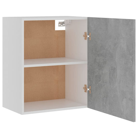 vidaXL Hanging Cabinet Lyons 2 pcs Concrete Grey 50x31x60 cm Engineered Wood