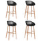 vidaXL 5 Piece Bar Set Black