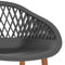 vidaXL 5 Piece Bar Set Black and Grey