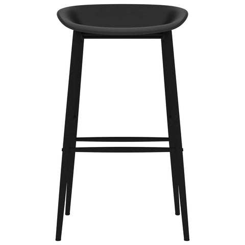 vidaXL 5 Piece Bar Set Black