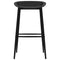 vidaXL 5 Piece Bar Set Black