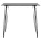 vidaXL 7 Piece Bar Set Black and White