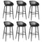 vidaXL 7 Piece Bar Set Black