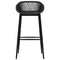 vidaXL 7 Piece Bar Set Black