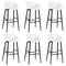 vidaXL 7 Piece Bar Set Black and White