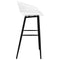 vidaXL 7 Piece Bar Set Black and White