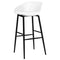 vidaXL 7 Piece Bar Set Black and White