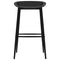 vidaXL 7 Piece Bar Set Black