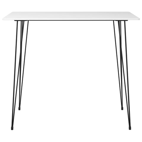 vidaXL 7 Piece Bar Set White