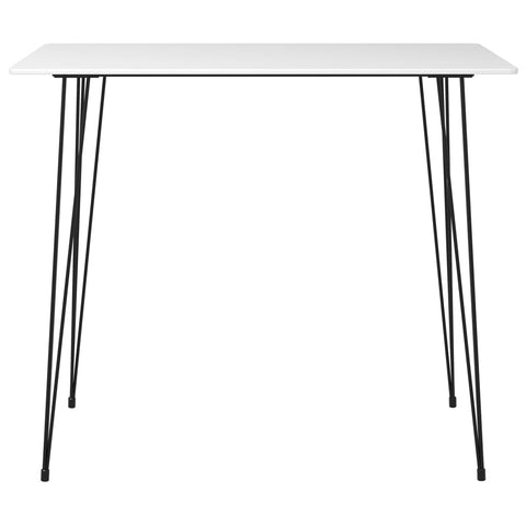 vidaXL 7 Piece Bar Set White and Grey