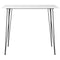 vidaXL 7 Piece Bar Set White and Grey