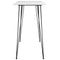 vidaXL 7 Piece Bar Set White and Grey