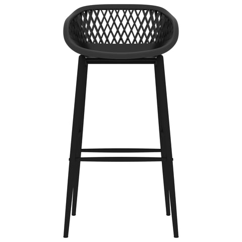 vidaXL 5 Piece Bar Set White and Black