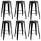 vidaXL 7 Piece Bar Set White and Black